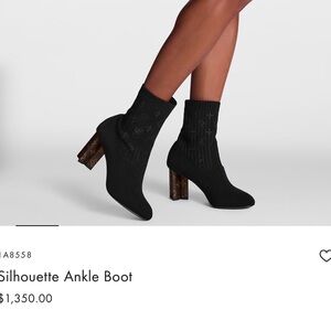 Louis Vuitton Black Heeled Boots
